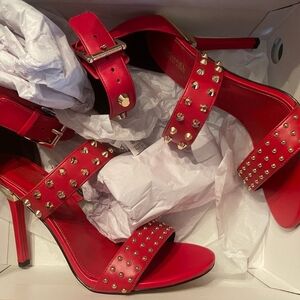 Michael Kors Amal Sandal in Faux Leather